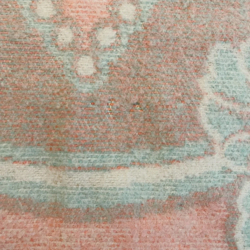 Vintage Wool Orr Health Felt & Blanket Company Holland Tulip Floral Throw - Picture 8 of 11